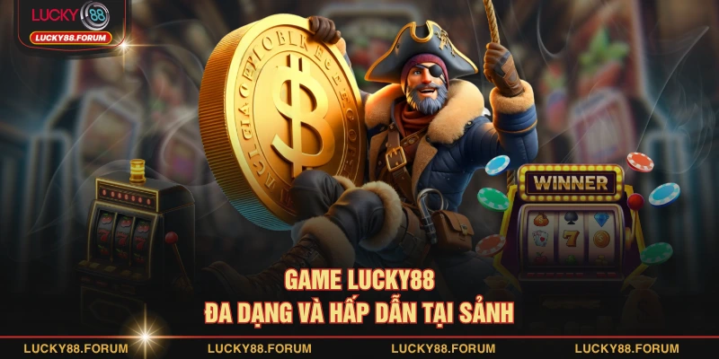 Game LUCKY88 đa dạng và hấp dẫn tại sảnh