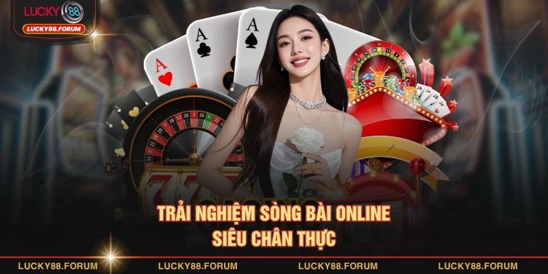 Trải nghiệm sòng bài online siêu chân thực